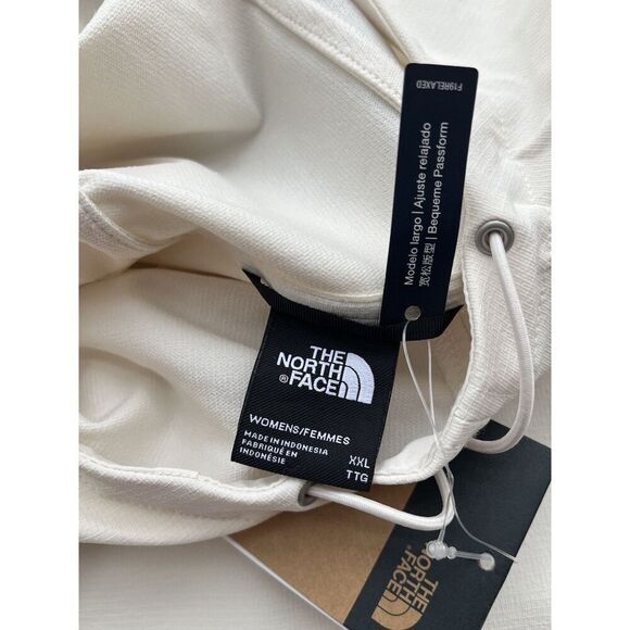 North Face Women’s Willow Stretch Hoodie White Dune Size XXL NWT - Picture 3 of 6